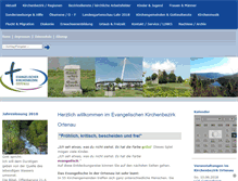 Tablet Screenshot of evangelische-ortenau.de